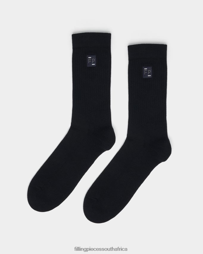 4ZL44N165 Socks Patch Black Unisex Filling Pieces ZA