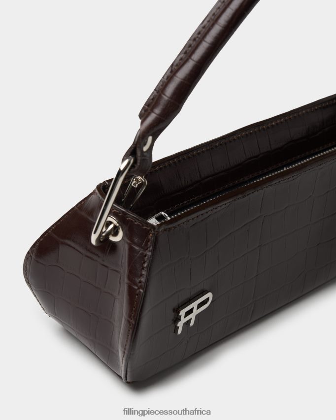 4ZL44N212 Women's Handheld Croc Brown Unisex Filling Pieces ZA