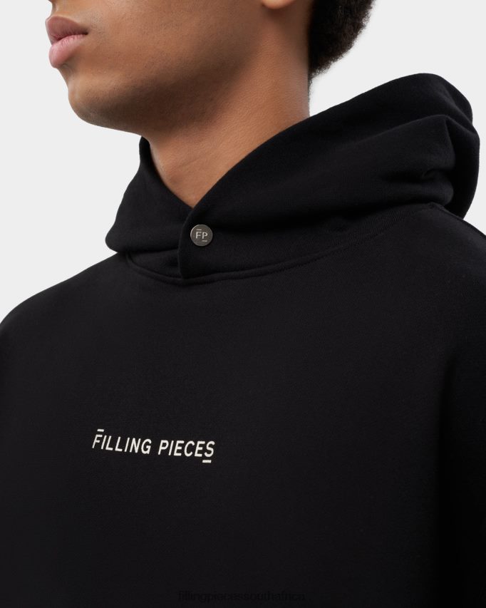 4ZL44N136 Hoodie Gradient Handshake Black Men Filling Pieces ZA