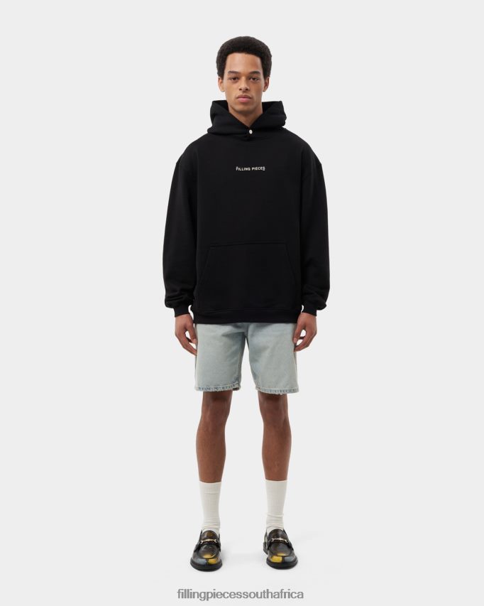 4ZL44N136 Hoodie Gradient Handshake Black Men Filling Pieces ZA