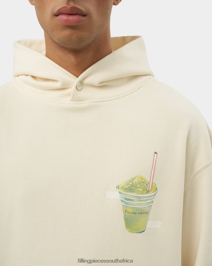 4ZL44N137 Hoodie Ice Vendor Antique White Men Filling Pieces ZA