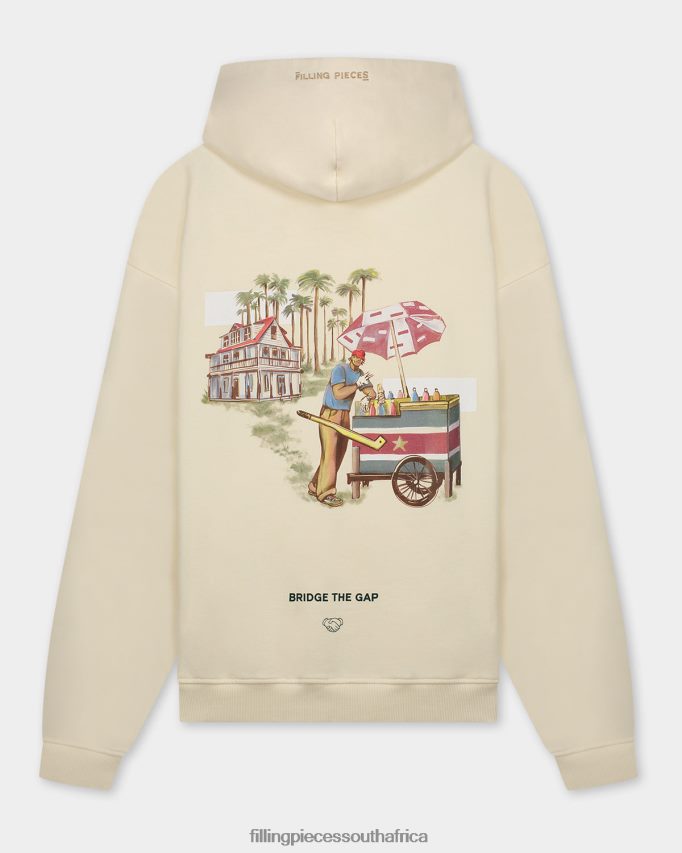 4ZL44N137 Hoodie Ice Vendor Antique White Men Filling Pieces ZA