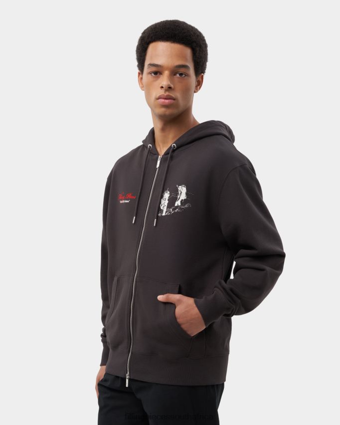 4ZL44N143 Zip Hoodie United by Nature Pavement Men Filling Pieces ZA