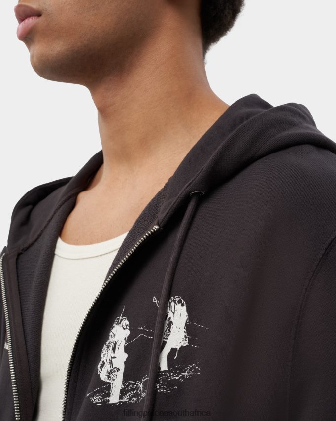 4ZL44N143 Zip Hoodie United by Nature Pavement Men Filling Pieces ZA