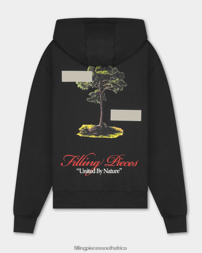 4ZL44N143 Zip Hoodie United by Nature Pavement Men Filling Pieces ZA