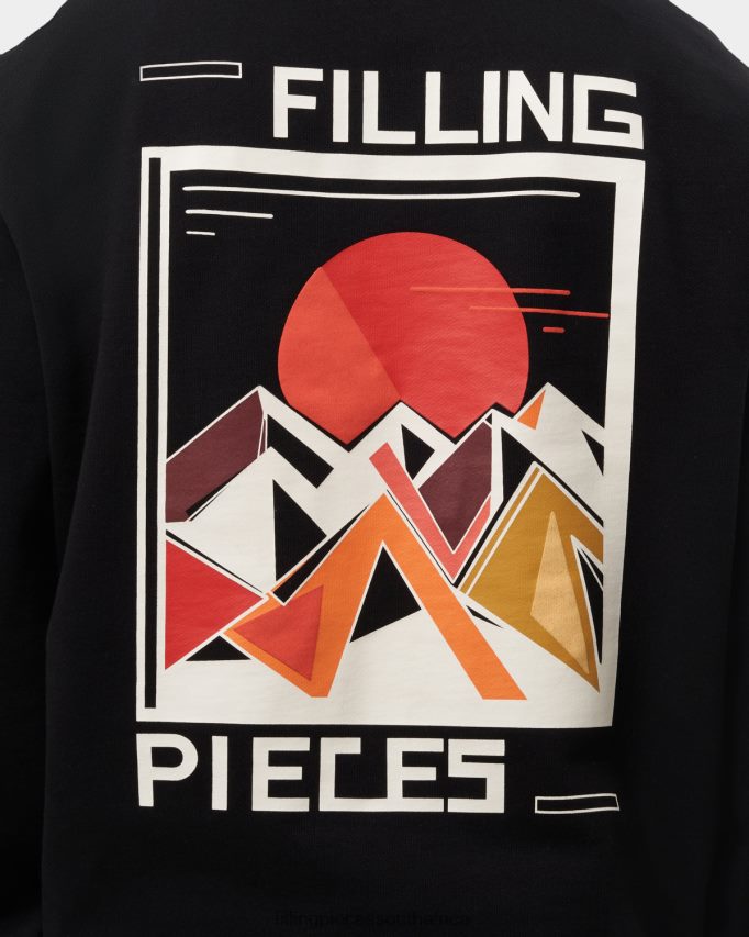 4ZL44N144 Sweatshirt Sunset Black Men Filling Pieces ZA