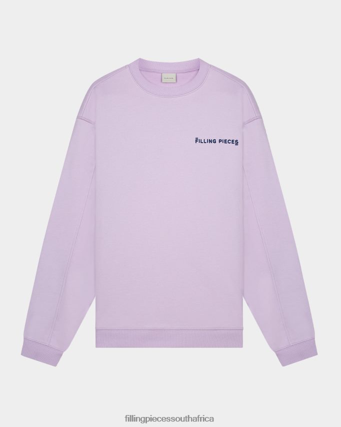 4ZL44N145 Sweatshirt Message Lilac Men Filling Pieces ZA