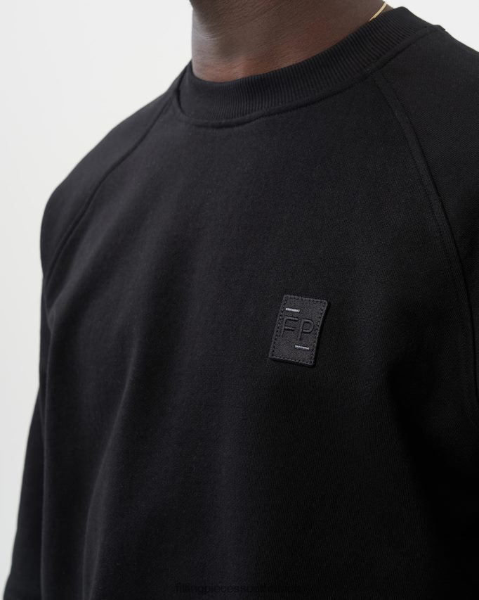 4ZL44N148 Sweatshirt Lux Black Men Filling Pieces ZA