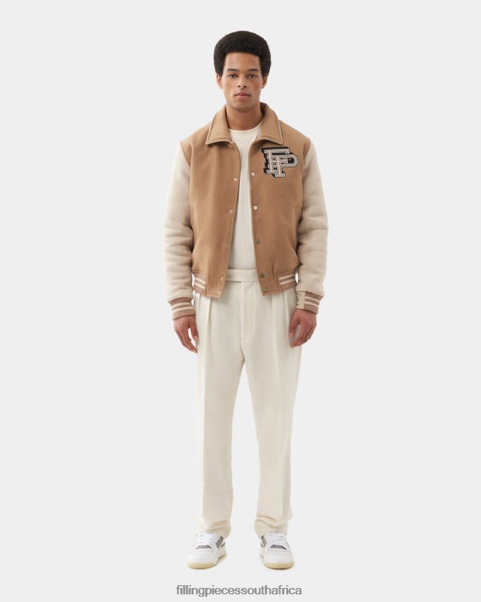 4ZL44N150 Varsity Jacket Ginger Root Men Filling Pieces ZA