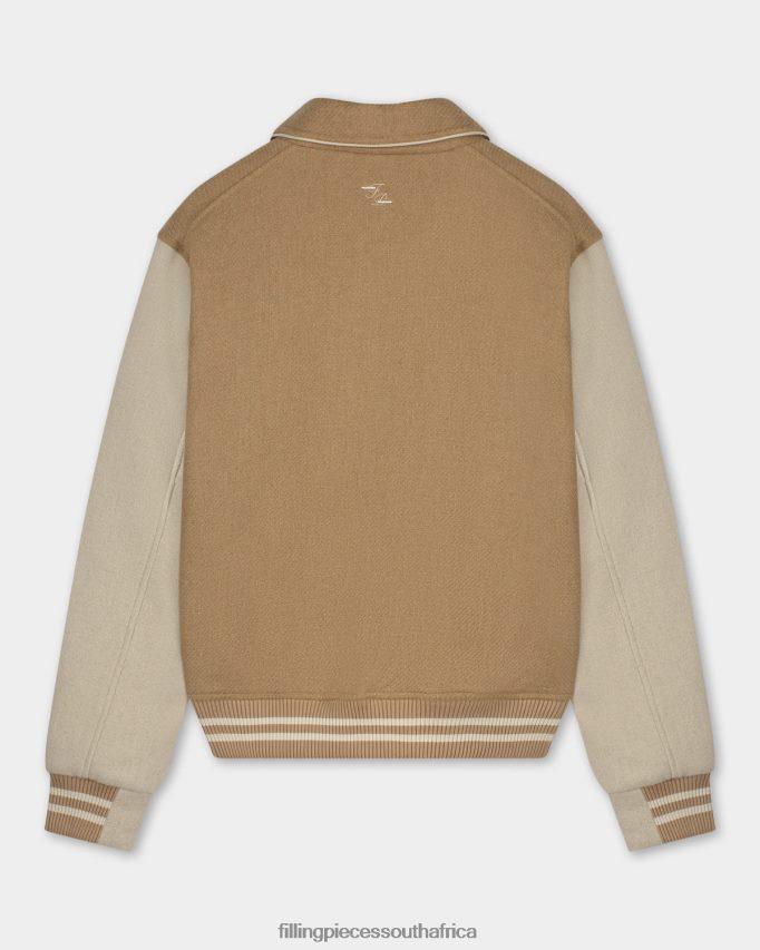 4ZL44N150 Varsity Jacket Ginger Root Men Filling Pieces ZA