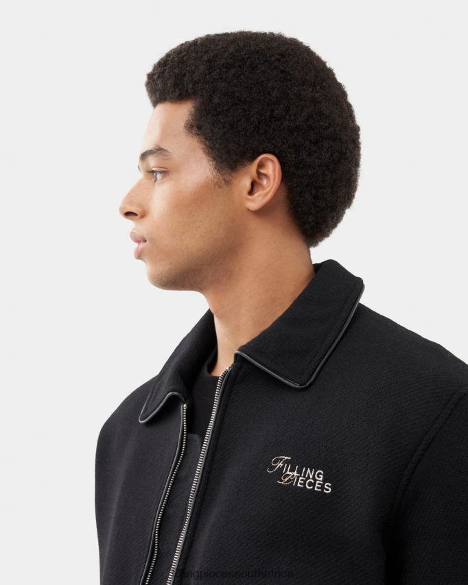 4ZL44N152 Bomber Jacket Black Men Filling Pieces ZA