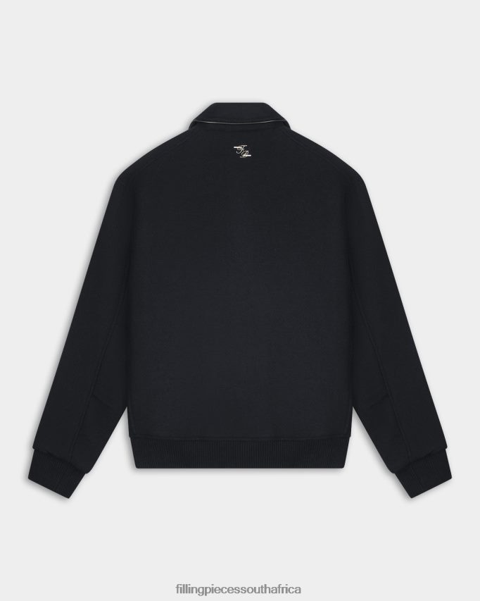 4ZL44N152 Bomber Jacket Black Men Filling Pieces ZA