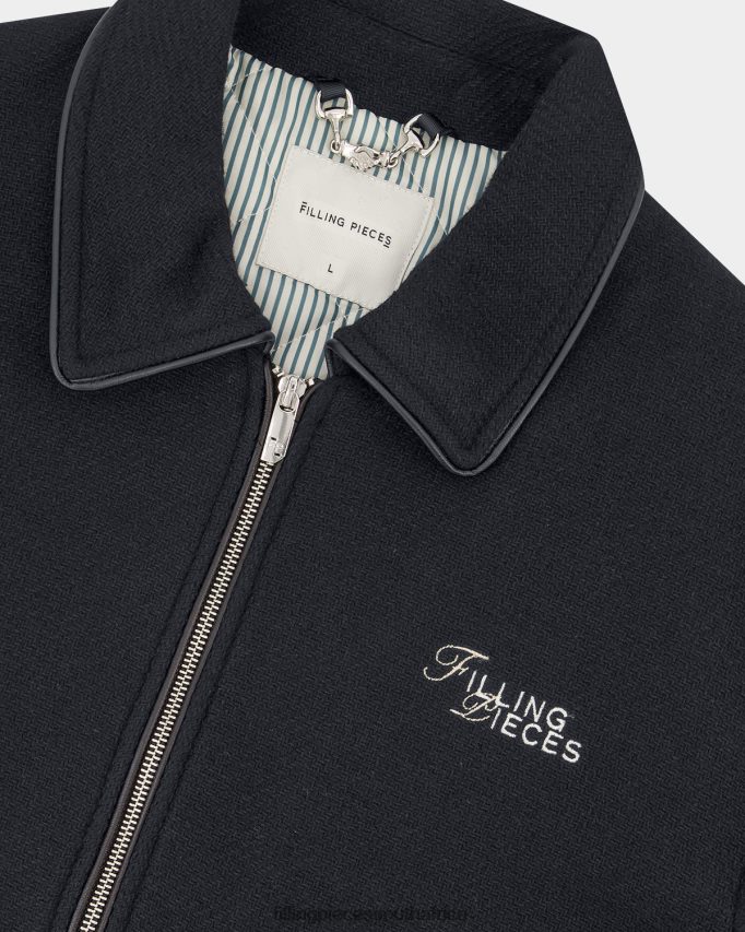 4ZL44N152 Bomber Jacket Black Men Filling Pieces ZA