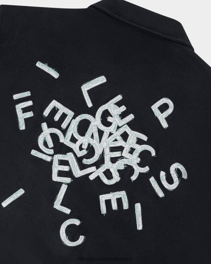 4ZL44N154 Coach Jacket Alphabet Men Filling Pieces ZA