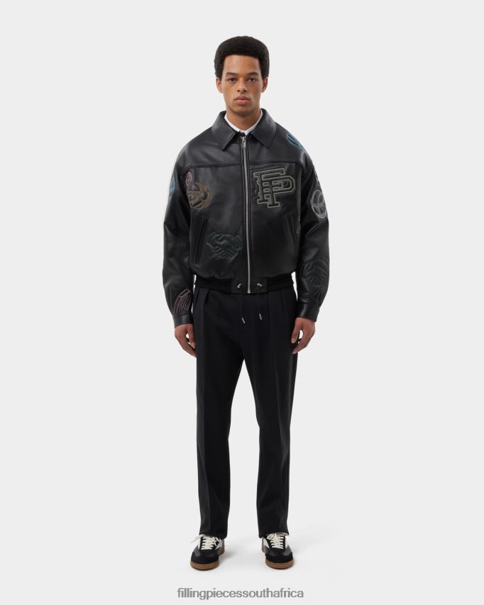 4ZL44N156 Leather Jacket Gelato Men Filling Pieces ZA