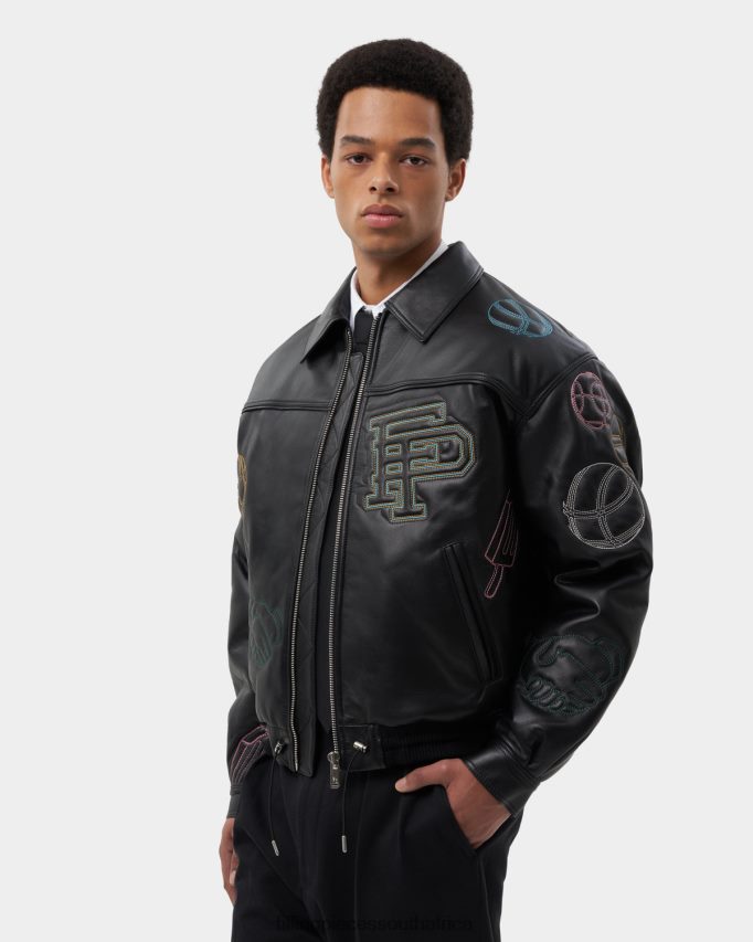 4ZL44N156 Leather Jacket Gelato Men Filling Pieces ZA