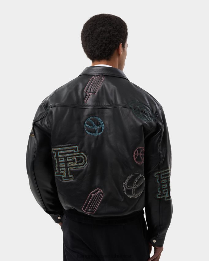 4ZL44N156 Leather Jacket Gelato Men Filling Pieces ZA