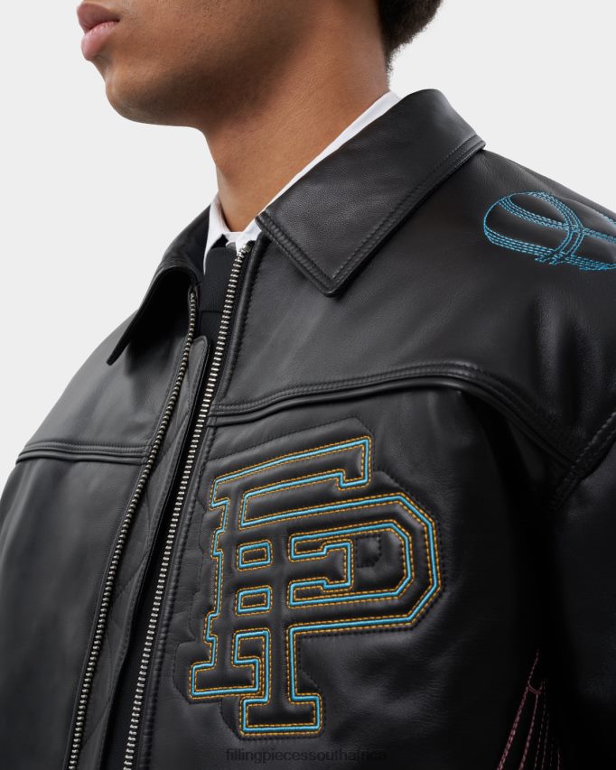 4ZL44N156 Leather Jacket Gelato Men Filling Pieces ZA