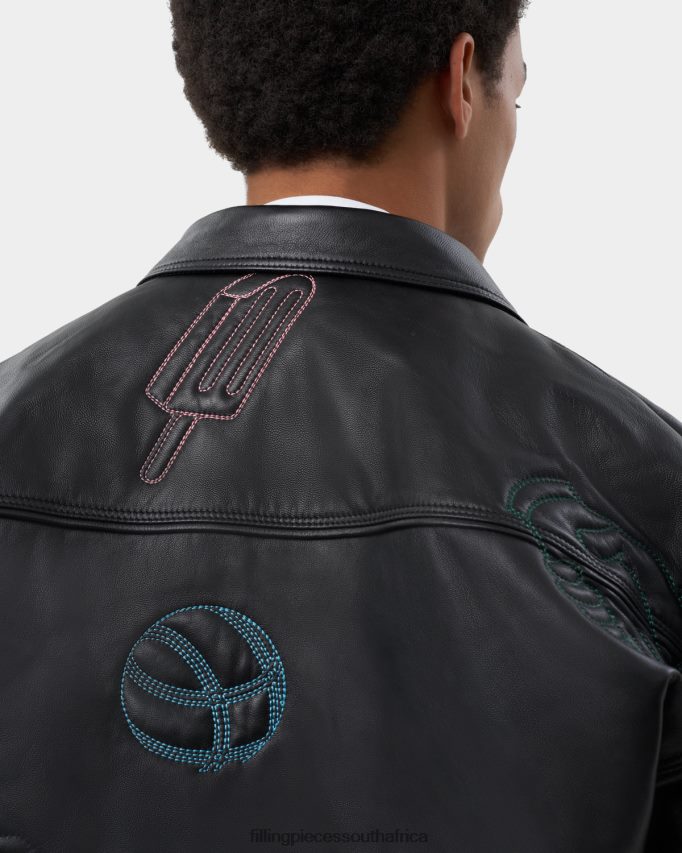 4ZL44N156 Leather Jacket Gelato Men Filling Pieces ZA