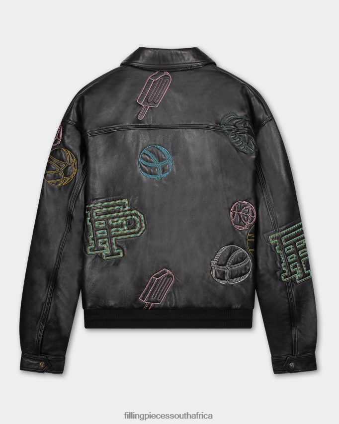 4ZL44N156 Leather Jacket Gelato Men Filling Pieces ZA