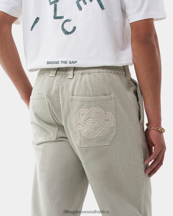 4ZL44N159 Chino Trousers Cool Grey Men Filling Pieces ZA