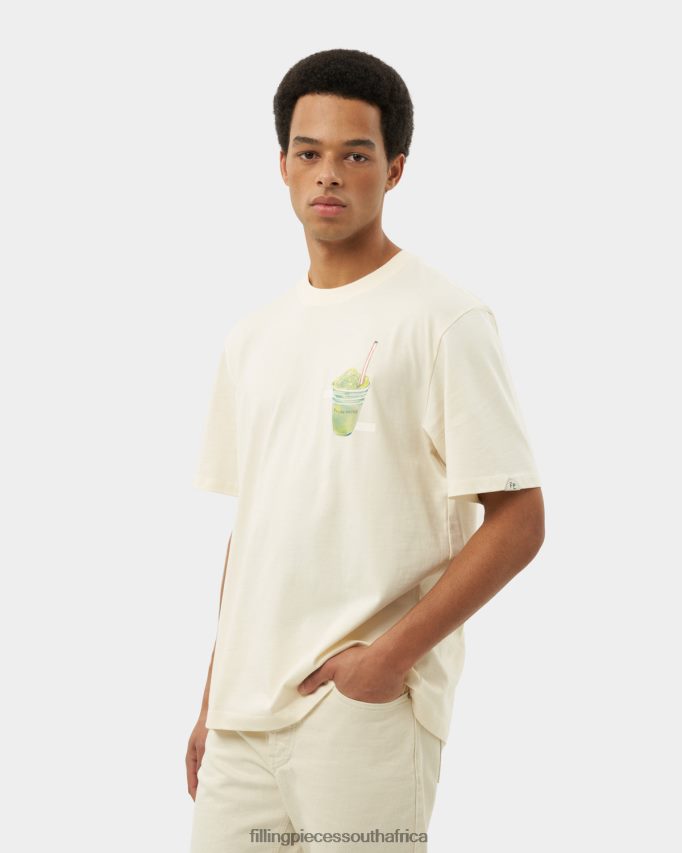 4ZL44N109 T-shirt Ice Vendor Antique White Men Filling Pieces ZA