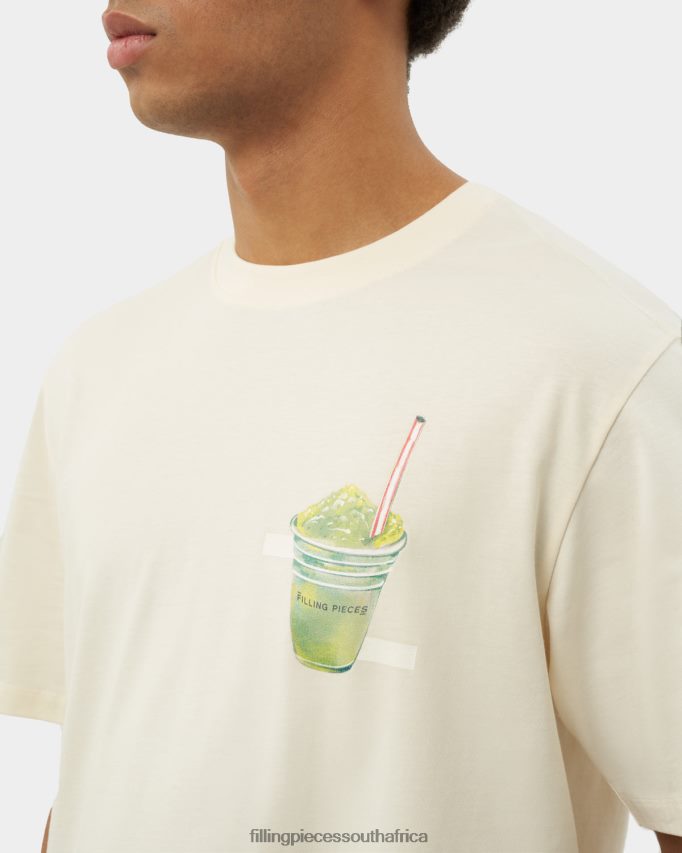 4ZL44N109 T-shirt Ice Vendor Antique White Men Filling Pieces ZA