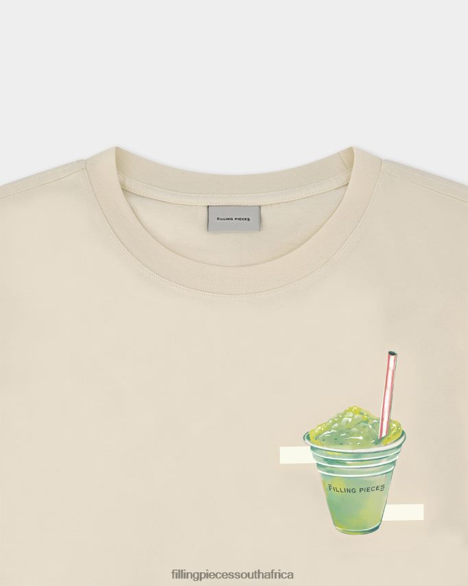 4ZL44N109 T-shirt Ice Vendor Antique White Men Filling Pieces ZA