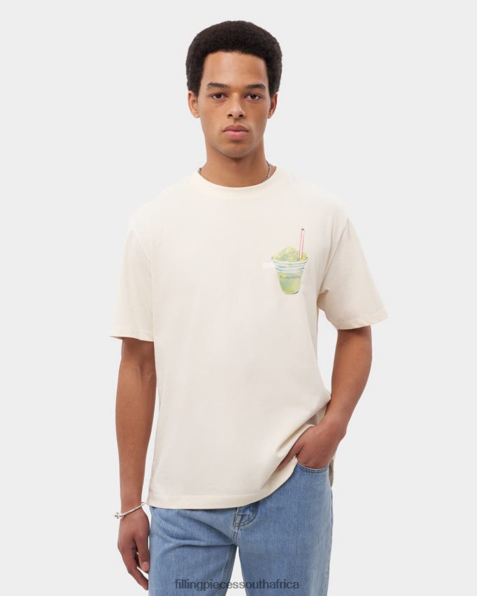 4ZL44N110 T-shirt Slush Antique White Men Filling Pieces ZA