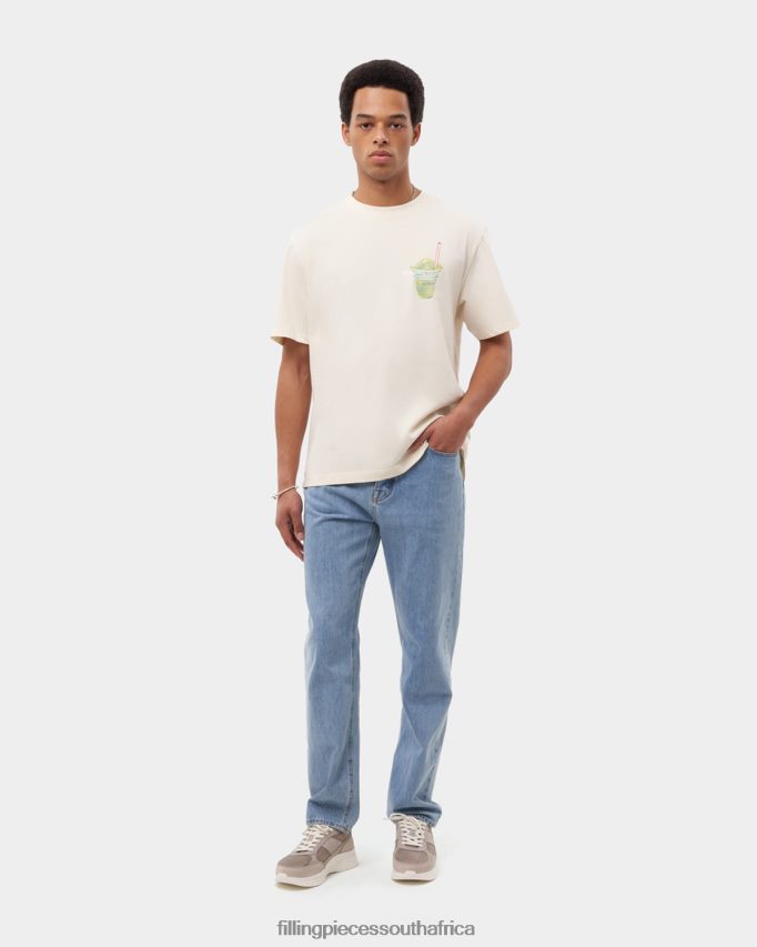 4ZL44N110 T-shirt Slush Antique White Men Filling Pieces ZA