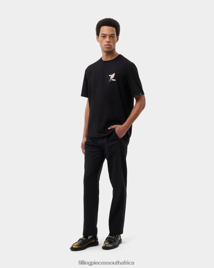 4ZL44N111 T-shirt Gelato Black Men Filling Pieces ZA