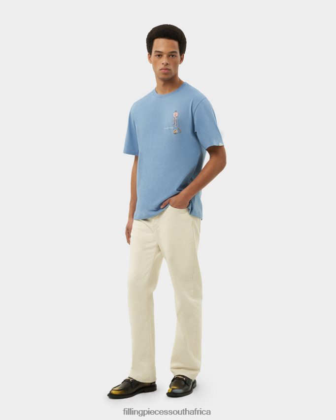 4ZL44N112 T-shirt Games Harbour Blue Men Filling Pieces ZA