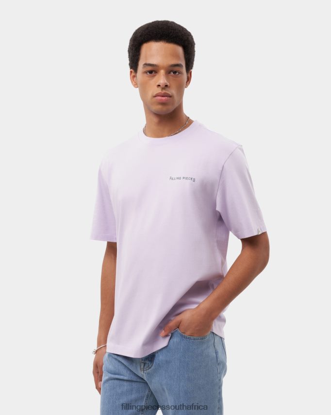 4ZL44N117 T-shirt Alphabet Lilac Men Filling Pieces ZA