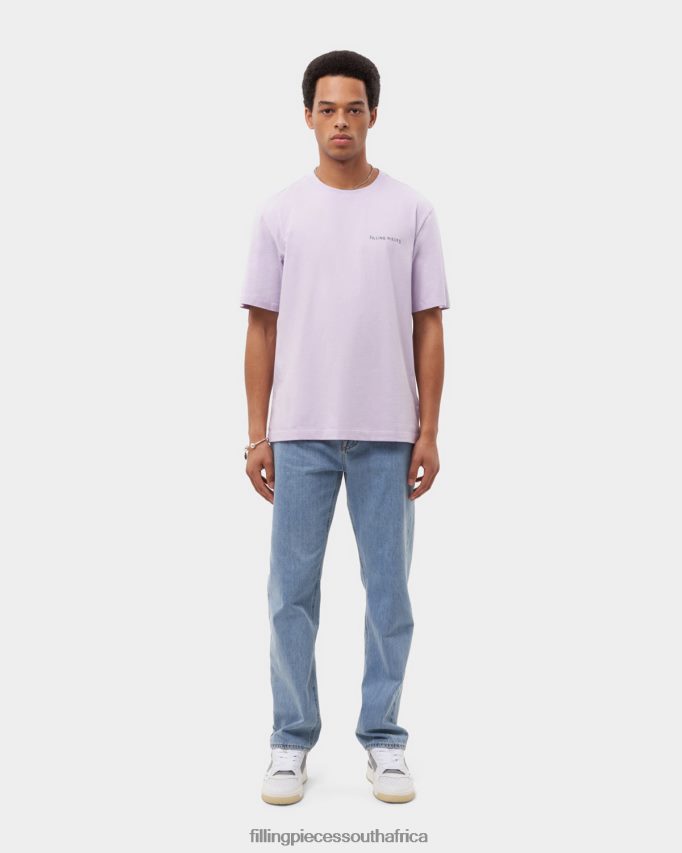 4ZL44N117 T-shirt Alphabet Lilac Men Filling Pieces ZA