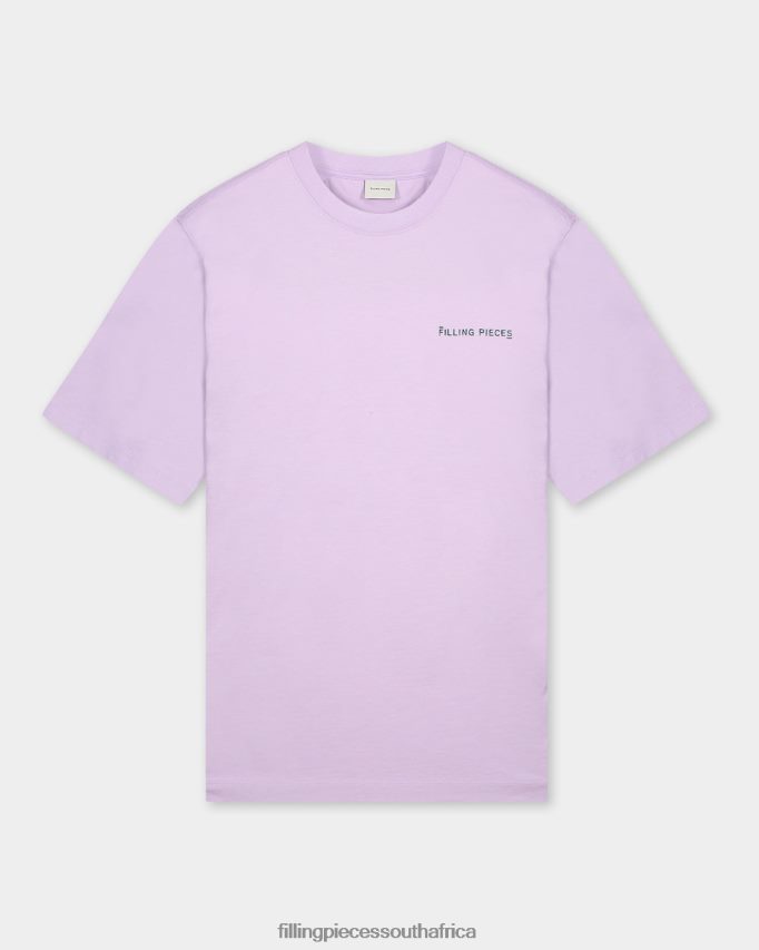 4ZL44N117 T-shirt Alphabet Lilac Men Filling Pieces ZA