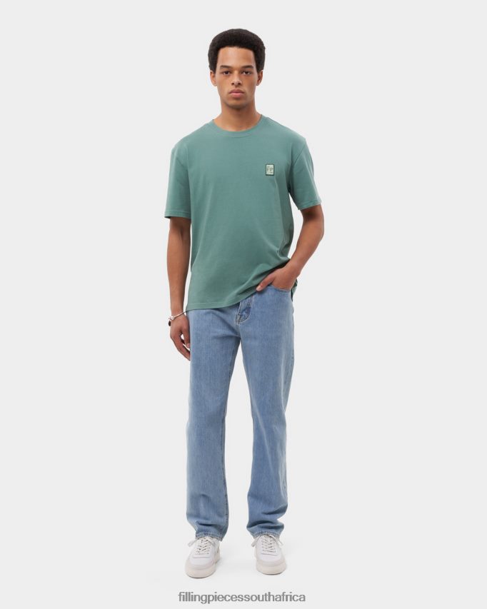 4ZL44N121 T-shirt Lux Sage Green Men Filling Pieces ZA