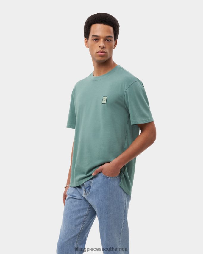4ZL44N121 T-shirt Lux Sage Green Men Filling Pieces ZA