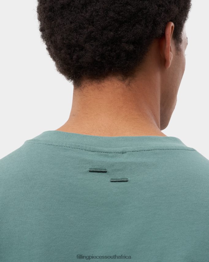 4ZL44N121 T-shirt Lux Sage Green Men Filling Pieces ZA