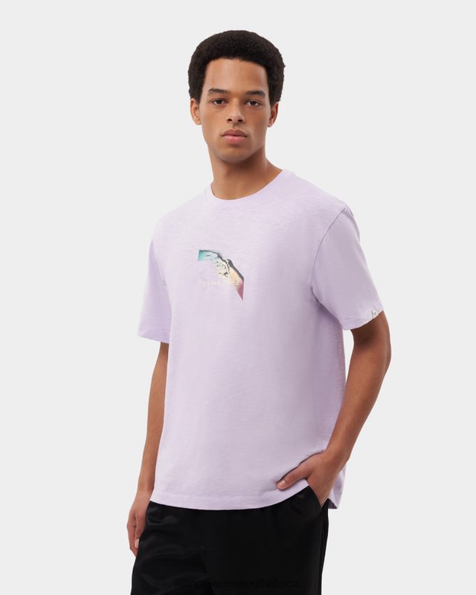 4ZL44N123 T-shirt Gradient Handshake Lilac Men Filling Pieces ZA