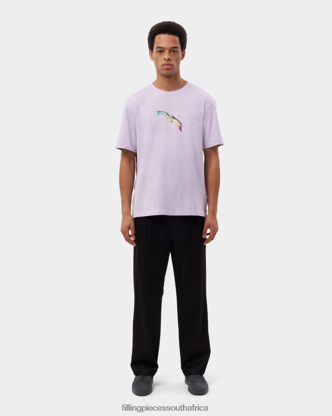4ZL44N123 T-shirt Gradient Handshake Lilac Men Filling Pieces ZA