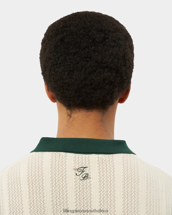 4ZL44N125 Knit Polo White Men Filling Pieces ZA