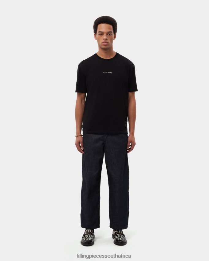 4ZL44N129 T-shirt Slim Black Men Filling Pieces ZA