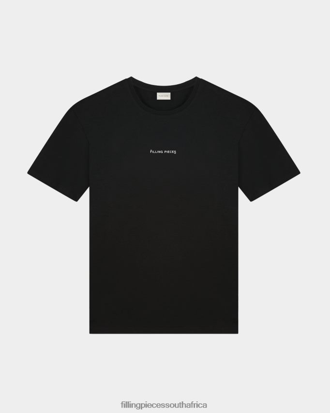 4ZL44N129 T-shirt Slim Black Men Filling Pieces ZA