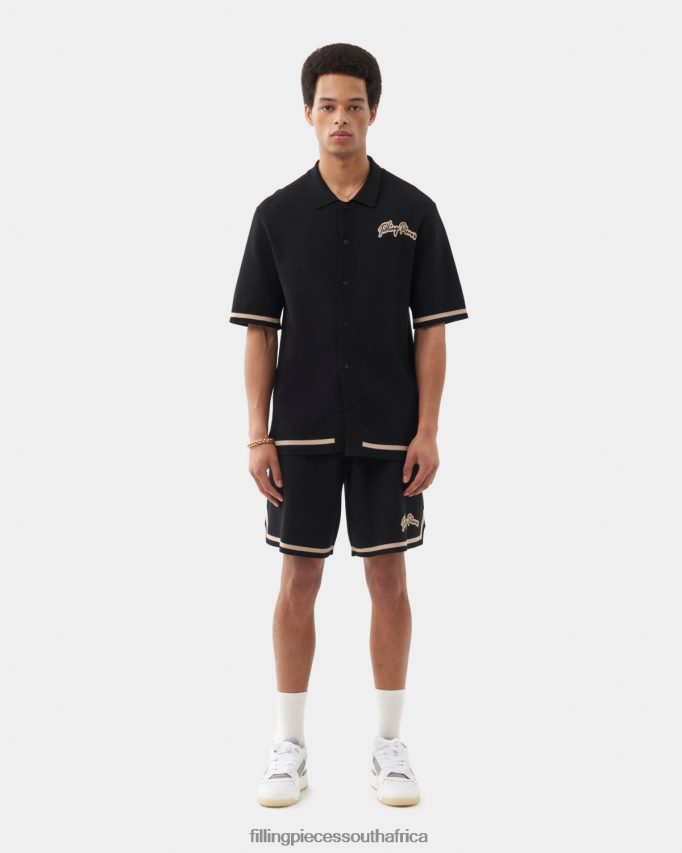 4ZL44N131 Knit Shirt Black Men Filling Pieces ZA