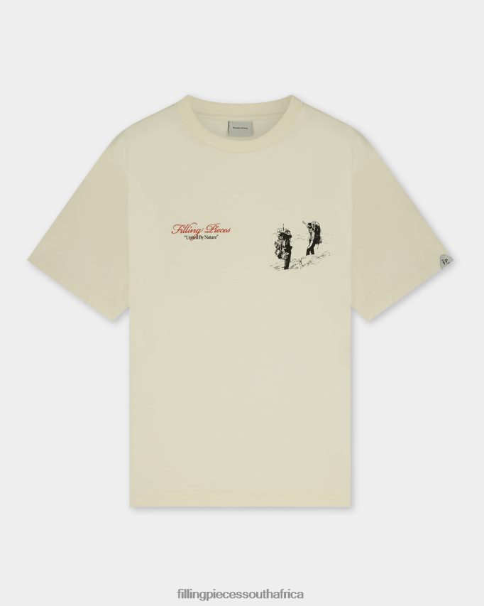 4ZL44N133 T-shirt United by Nature Antique White Men Filling Pieces ZA