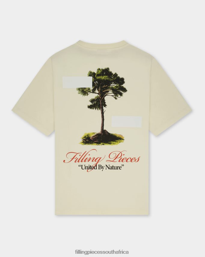 4ZL44N133 T-shirt United by Nature Antique White Men Filling Pieces ZA