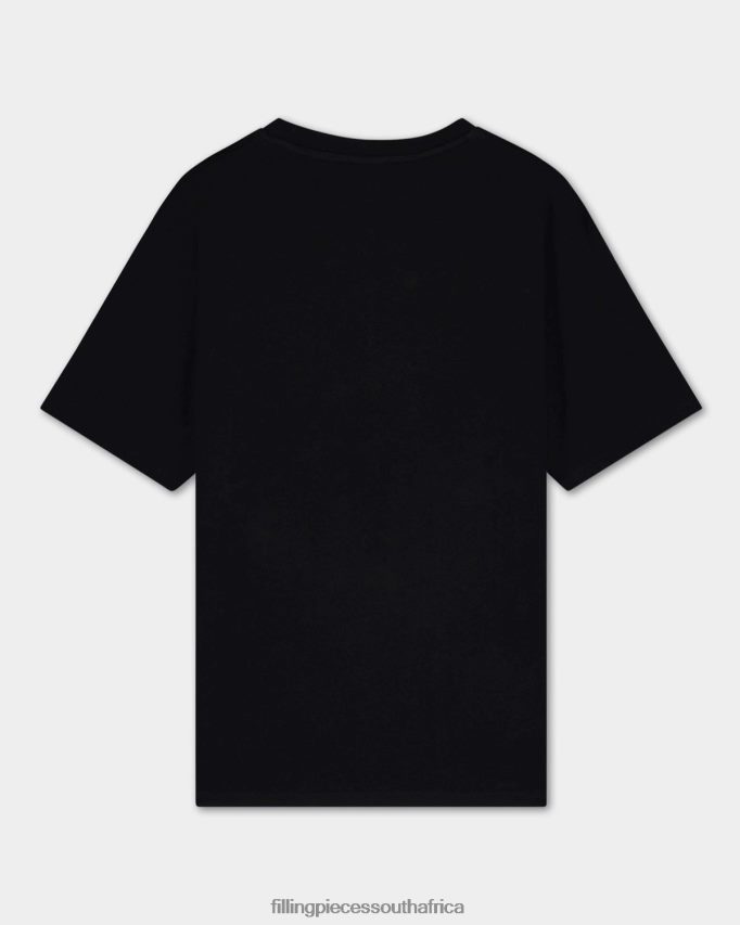 4ZL44N134 T-Shirt Lux Black Men Filling Pieces ZA