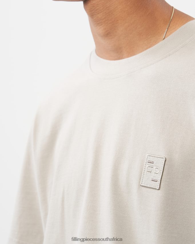 4ZL44N135 T-Shirt Lux Cool Grey Men Filling Pieces ZA