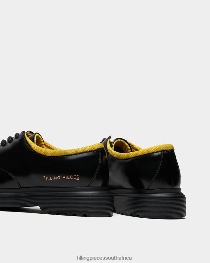4ZL44N103 Derby Gowtu Black & Yellow Men Filling Pieces ZA