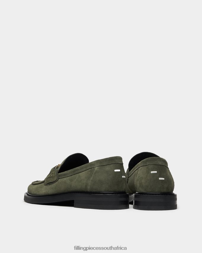 4ZL44N104 Loafer Suede Green Men Filling Pieces ZA